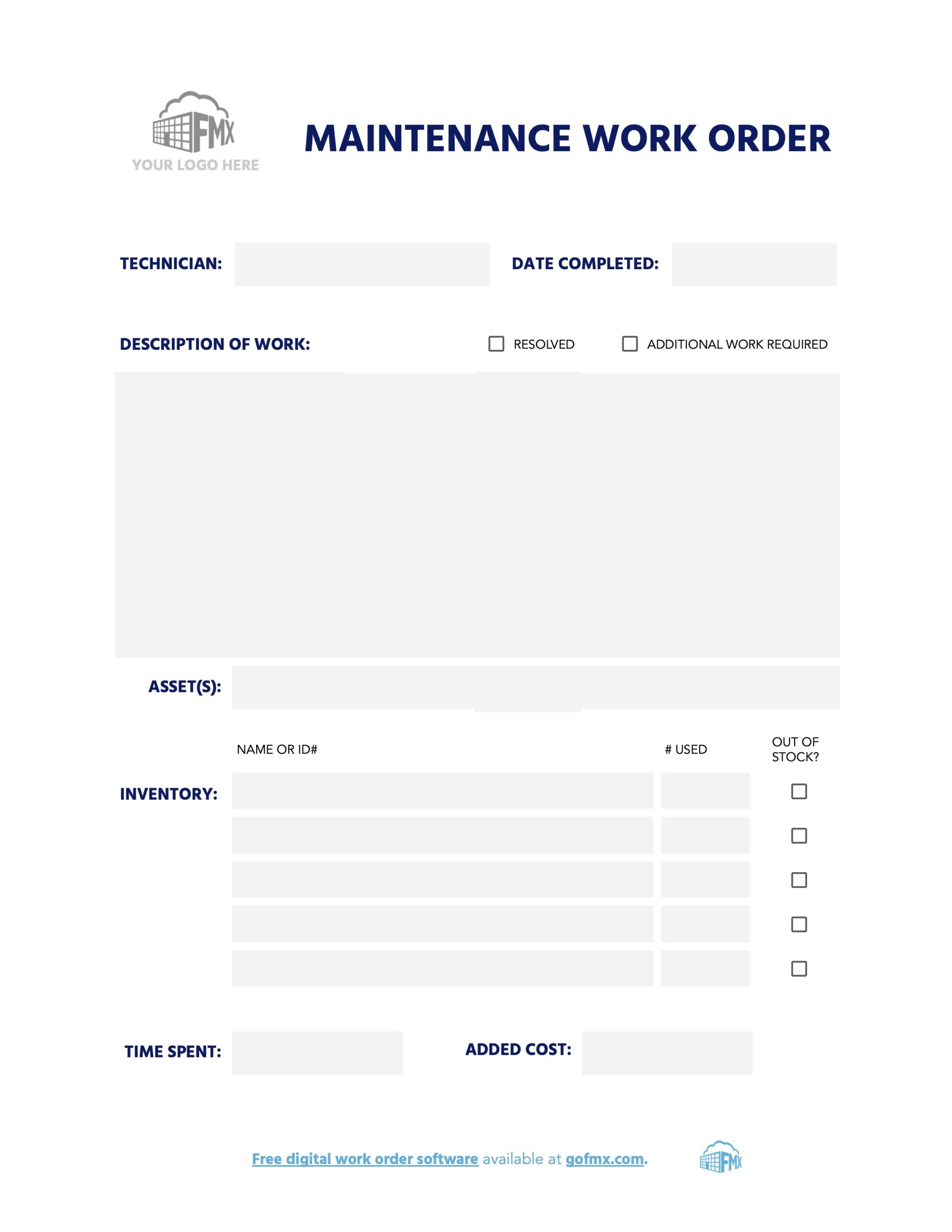 work order software free download