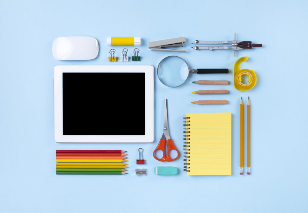 school inventory can include items like school supplies and IT devices