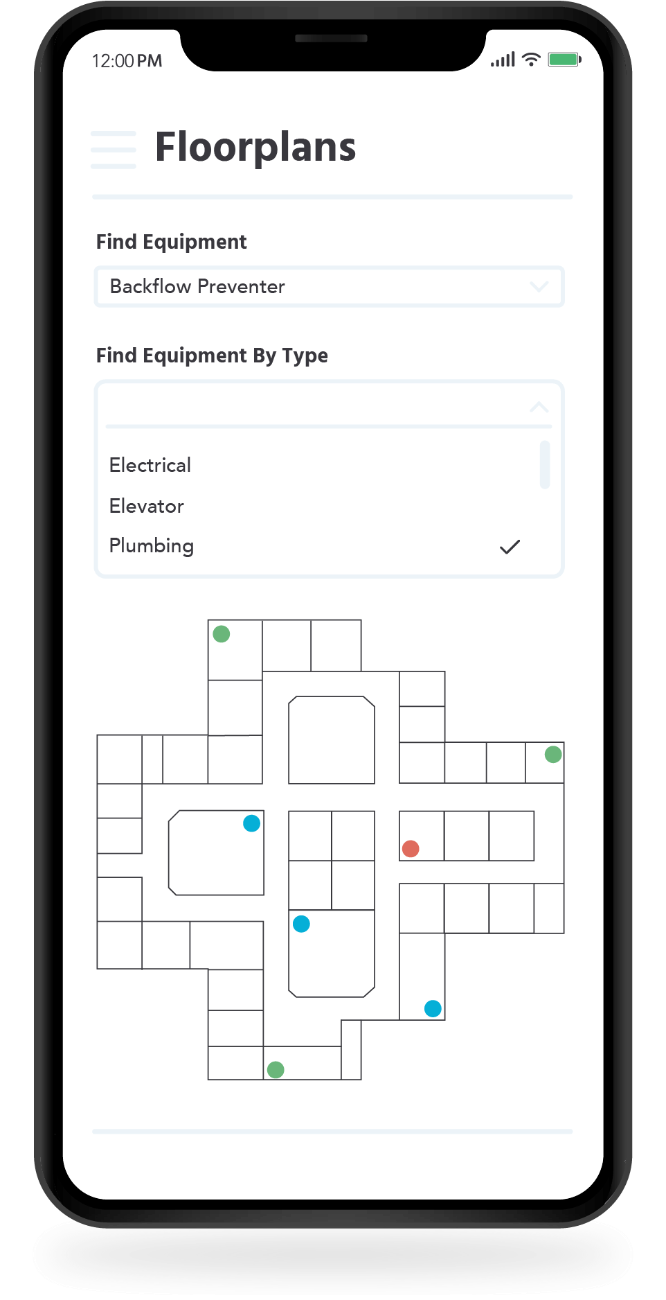 filter and access floorplans on your mobile device